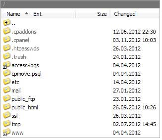папку public_html